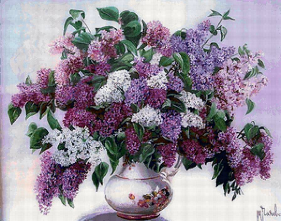 Сирень - чачева татьяна, живопись - предпросмотр