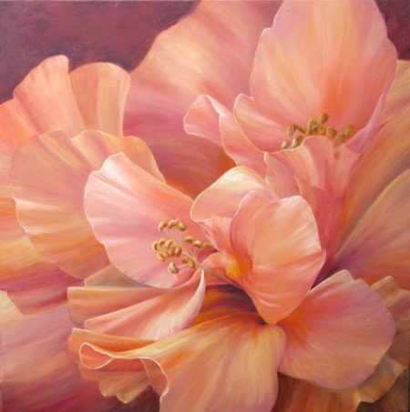 Нежный цвет - цветы, магнолии, букет - оригинал