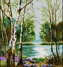 Схема вышивки «природа»