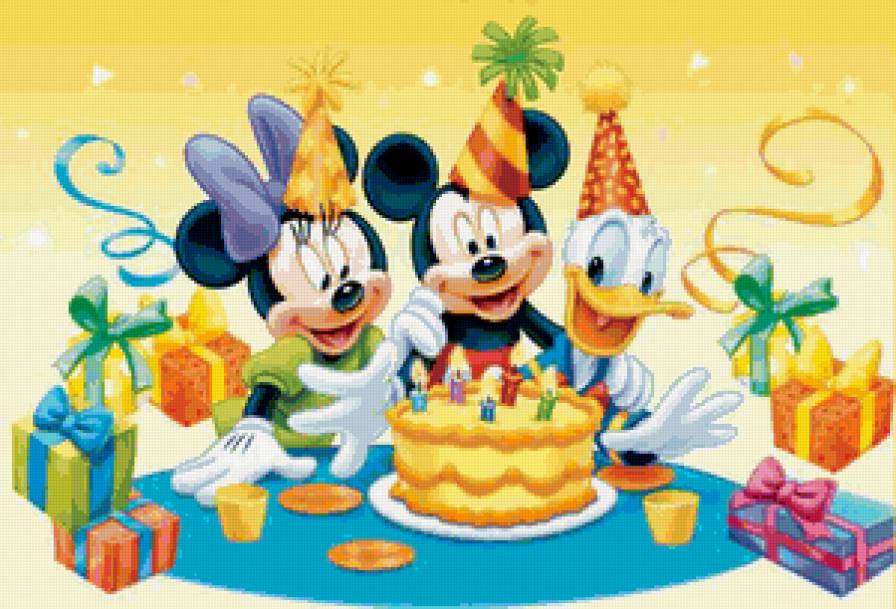 день рождения - дисней - предпросмотр