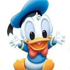 Схема вышивки «дональд-малыш»