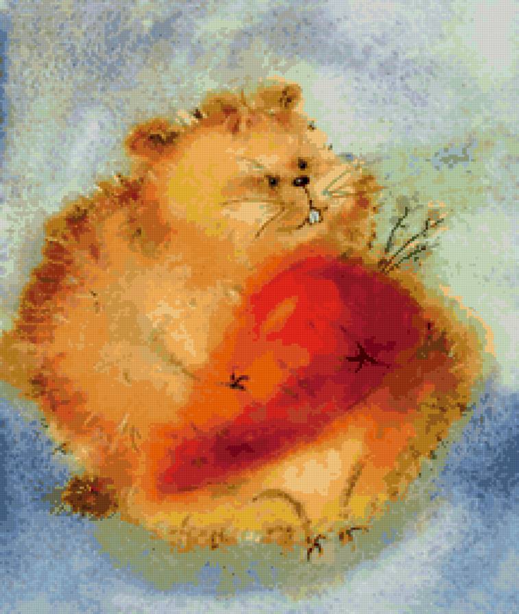 хомяк - животные, иллюстрация, детское - предпросмотр