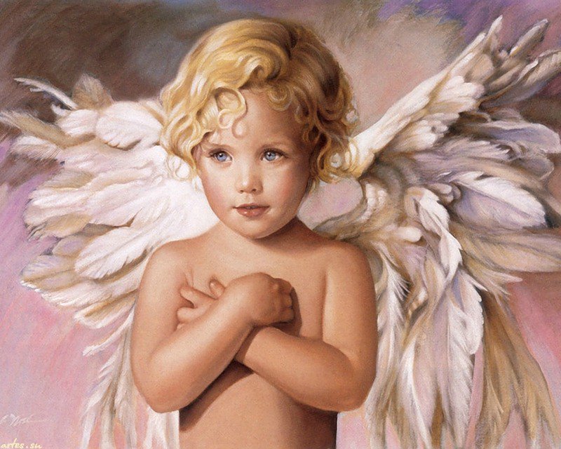 ангел - портрет, ангел, ребенок - оригинал