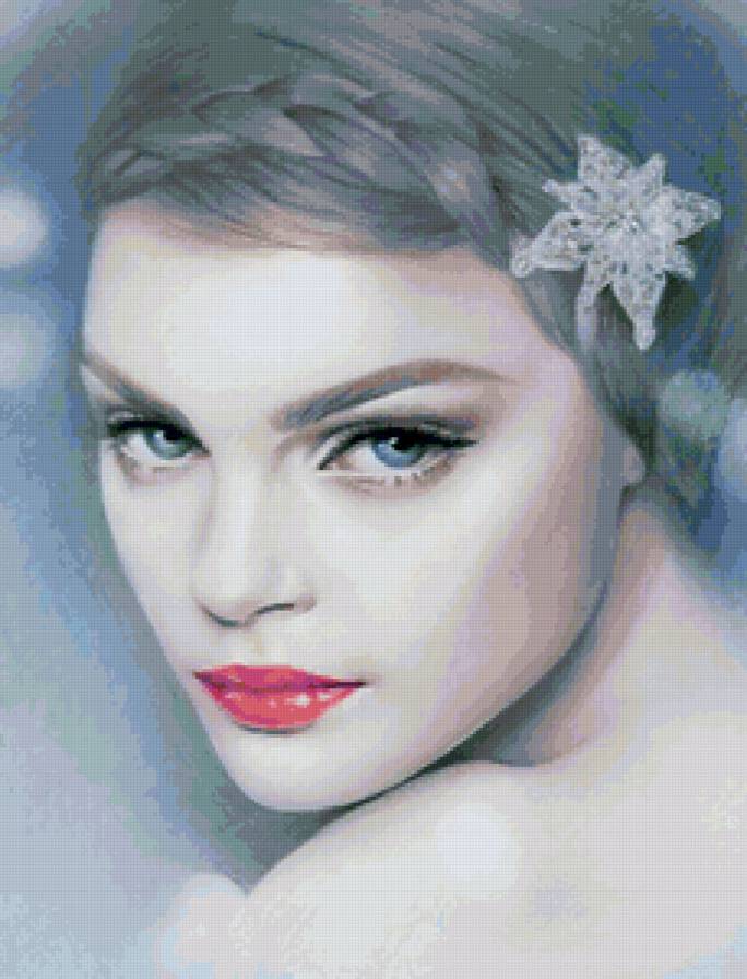 Красота женщины - графика, картина, девушка, портрет, глаза, красота женщины - предпросмотр