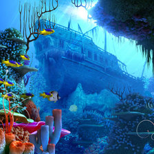 Схема вышивки «Море-1»