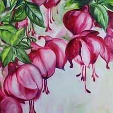 Схема вышивки «фуксия»