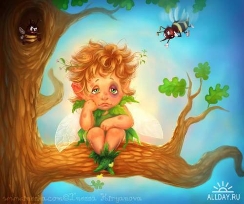 детская серия - эльфы, детские - оригинал