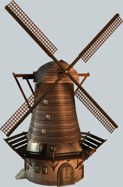 Мельница - дома - оригинал