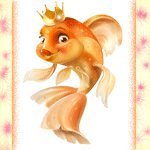 Оригинал схемы вышивки «Золотая рыбка» (№96098)