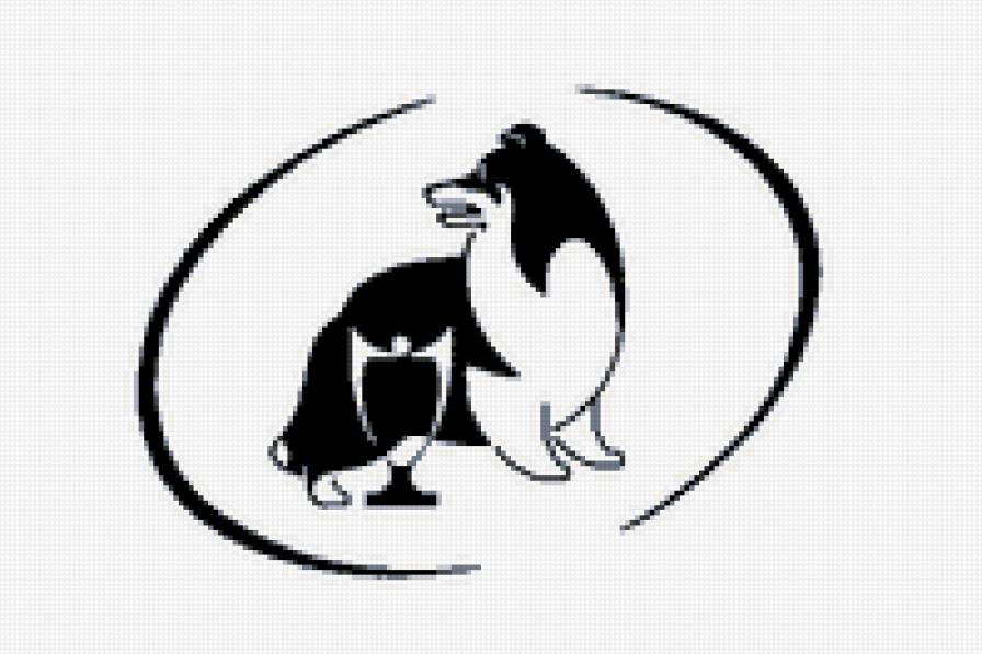 логотип шелти - собака шелти - предпросмотр