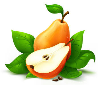 Груша - еда, груша, кухонная тема, фрукты, для кухни - оригинал