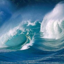 Схема вышивки «Волна»