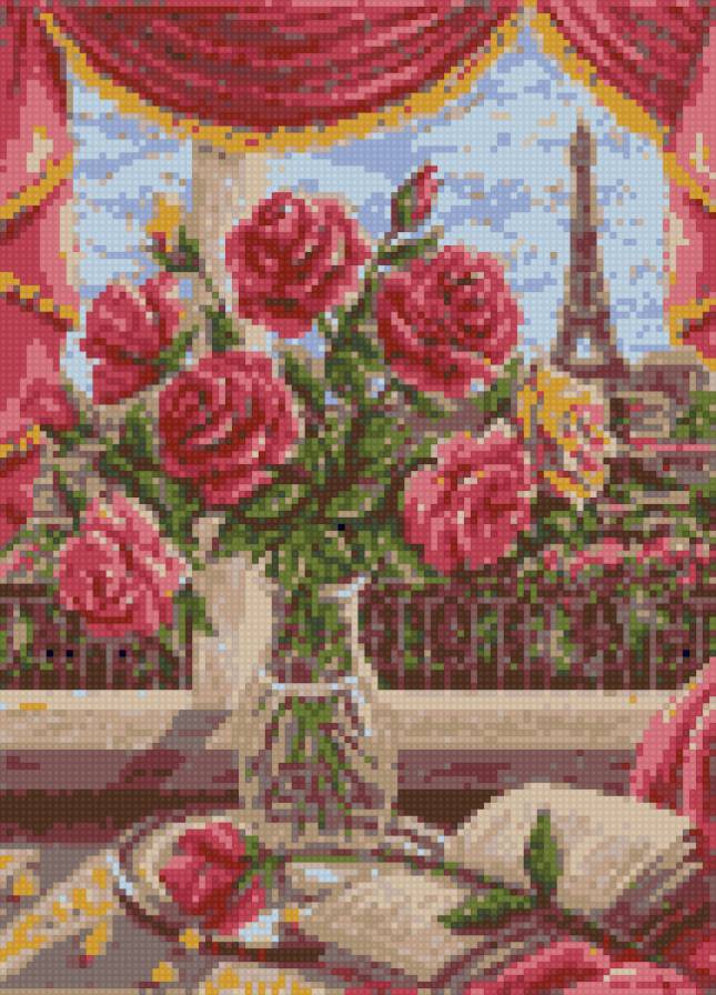 ваза с цветами - предпросмотр