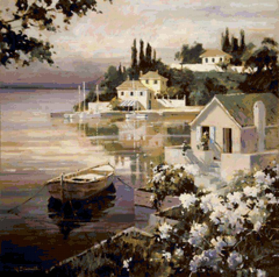 Тихая пристань - мэрилен симандейл, живопись - предпросмотр