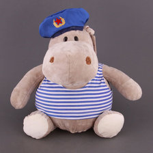 Схема вышивки «Бегемот-десантник»