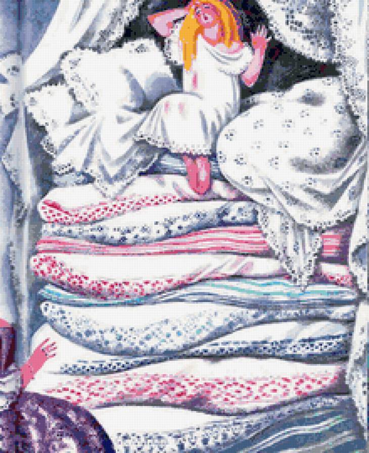 принцесса на горошине - детское, иллюстрации, сказки - предпросмотр