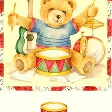 Схема вышивки «Мишка»