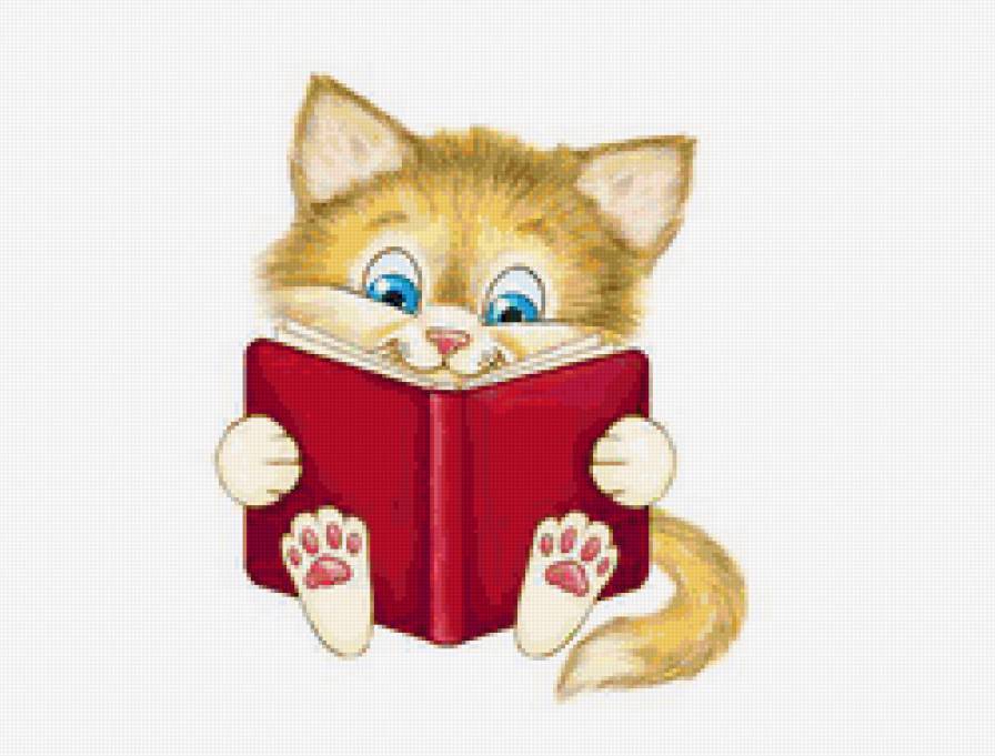 Котик - животное, зверюшки, коты, котик, книга, котенок, детское, котята - предпросмотр