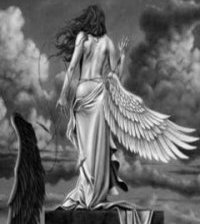 Схема вышивки «ангел»