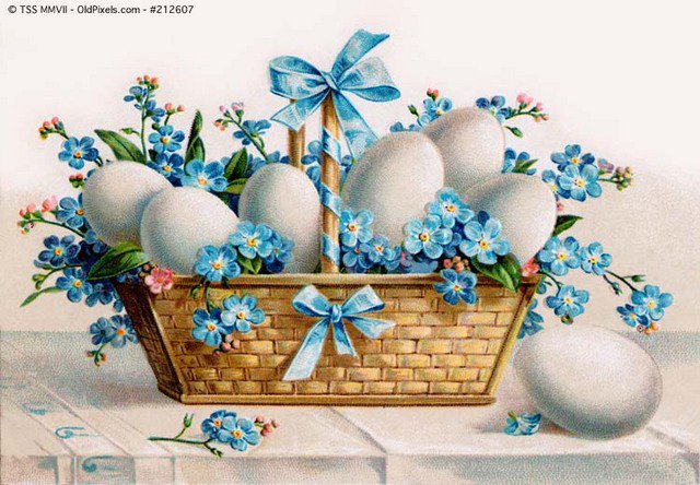 пасхальная корзинка - к пасхе, корзинка - оригинал