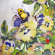 Оригинал схемы вышивки «Пчёлка» (№97958)