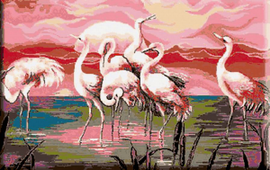 №98053 - птицы, животные, пейзаж - предпросмотр