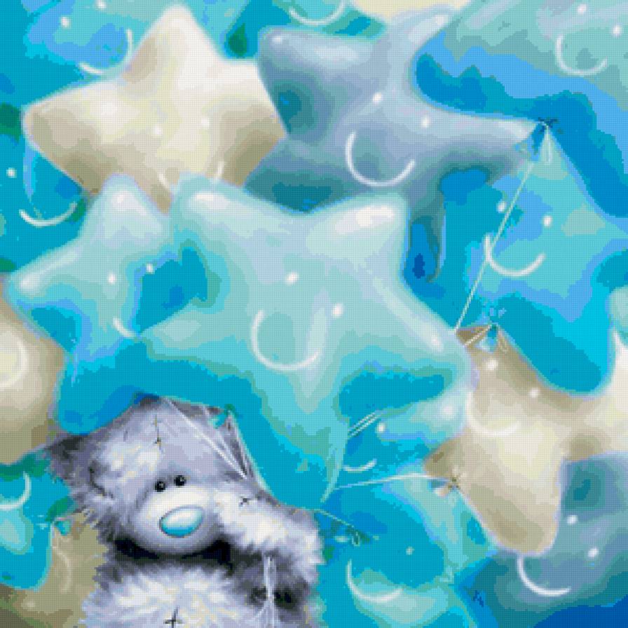 №98123 - картина, мишки тедди, подушка, детское - предпросмотр