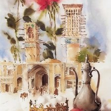 Схема вышивки «акварель»