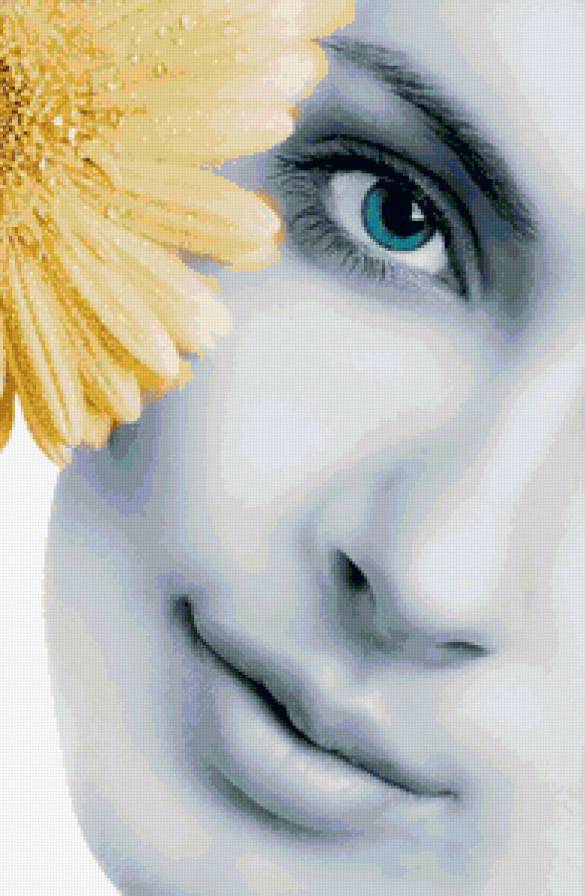 №98160 - девушка, картина, портрет - предпросмотр