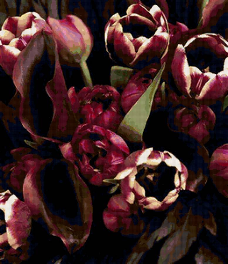 №98188 - картина, цветы, тюльпаны - предпросмотр