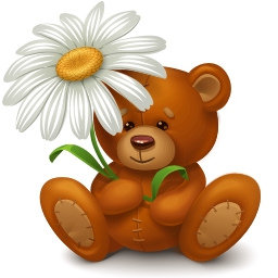 №98274 - животные, подушка, мишки тедди, мульты, детское, картина, цветы - оригинал