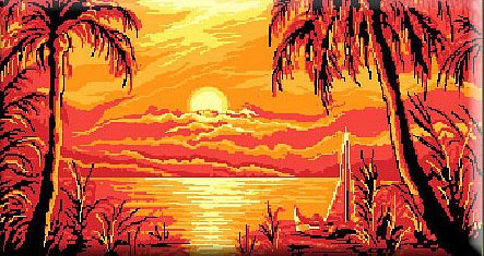 №98317 - закат, пейзаж - оригинал