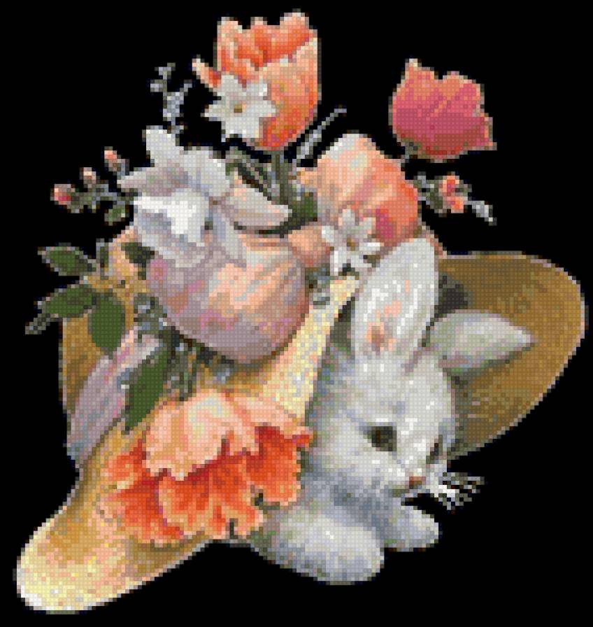 Зайчонок - открытка, животные, мультяшки - предпросмотр