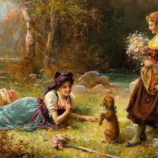 Схема вышивки «Искусство»