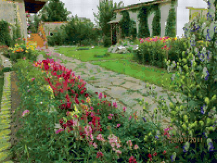 пейзаж - цветы - предпросмотр