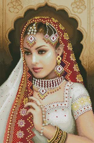 индианка - индианка, сари - оригинал