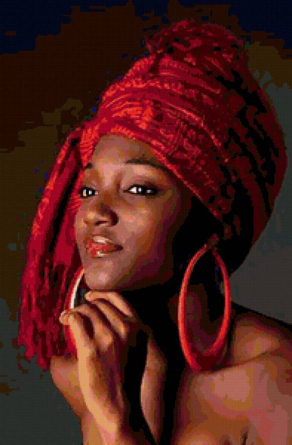 африка-4 - женщина, африка - предпросмотр