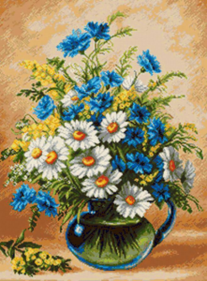 №99467 - букет, цветы, ваза - предпросмотр