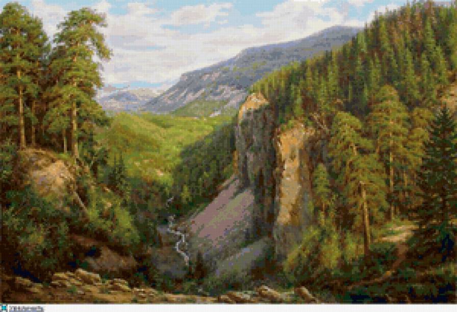 Пейзаж лес - пейзаж лес - предпросмотр