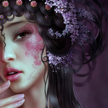 Схема вышивки «девушка5»