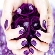 Схема вышивки «Розы в руках»