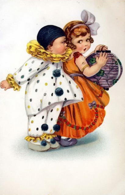 Мальвина и пьеро - дети, куклы - оригинал