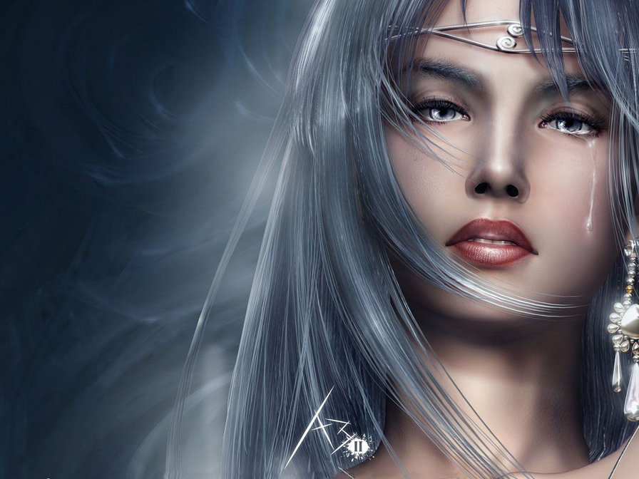 девушка воин - девушка - оригинал