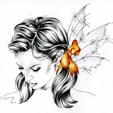 Схема вышивки «девушка»