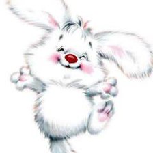 Схема вышивки «зайка»