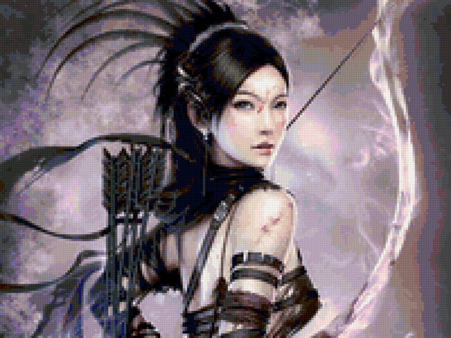 Девушка - боец - предпросмотр