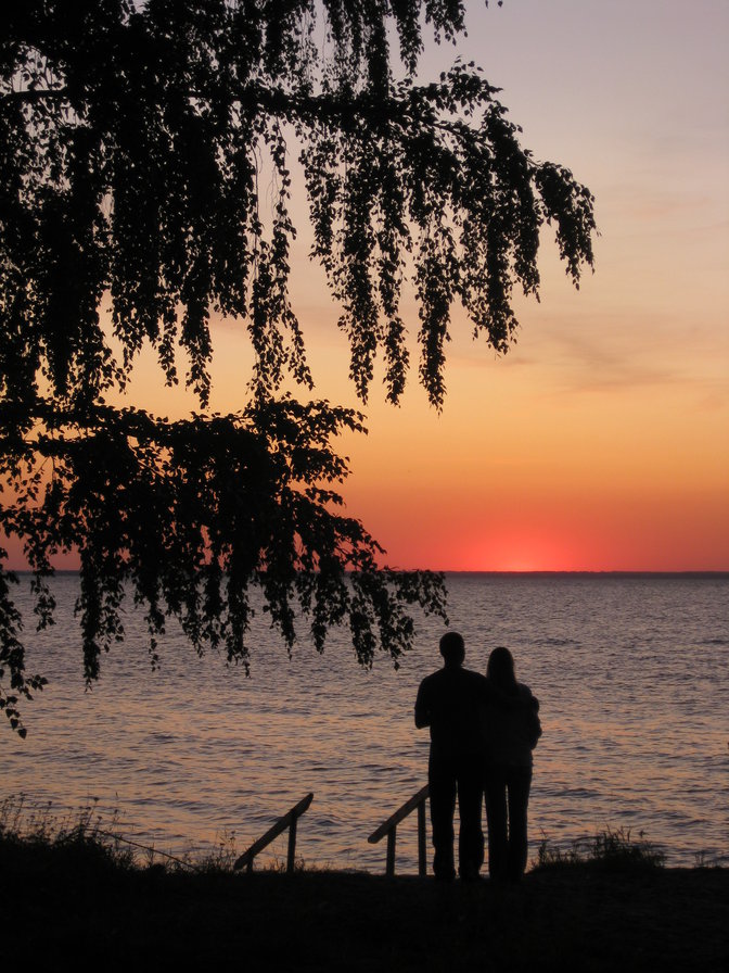 На закате - оригинал