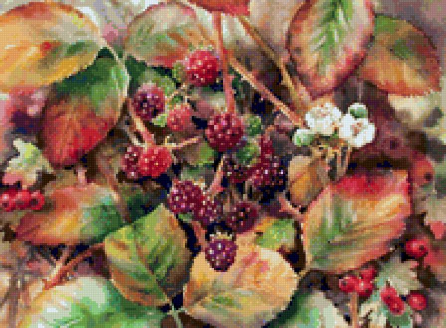 акварель - ягоды - предпросмотр