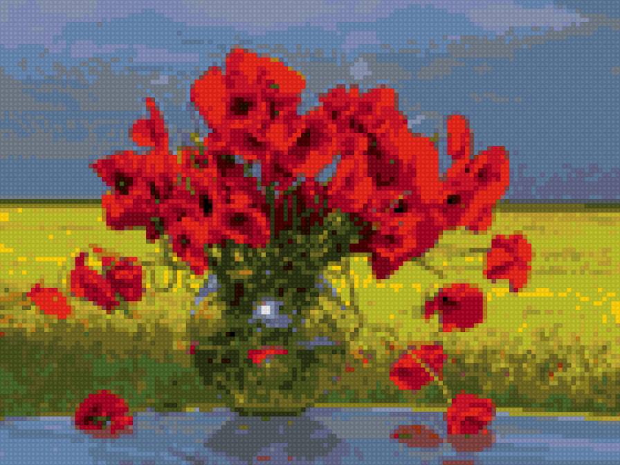 букет маков - маки цветы букет - предпросмотр