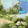 Предпросмотр схемы вышивки «в градината» (№102047)